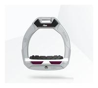 Étriers de sécurité d’équitation Incliné Grip Aluminium/Blanc/Prune enfant Flex-On Safe-On Gris TU