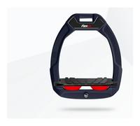 Étriers de sécurité d’équitation Incliné Grip Aluminium/Noir/Rouge Flex-On Safe-On Gris TU