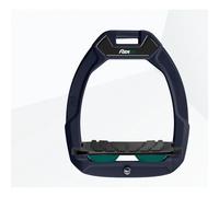 Étriers de sécurité d’équitation Incliné Grip Aluminium/Noir/Vert Flex-On Safe-On Gris TU