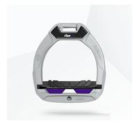 Étriers de sécurité d’équitation Incliné Grip Aluminium/Noir/Violet enfant Flex-On Safe-On Gris TU