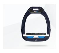Étriers de sécurité d’équitation Incliné Ultra Grip Aluminium/Blanc/Bleu Flex-On Safe-On Gris TU