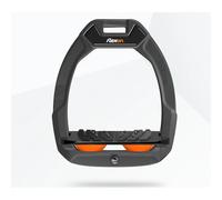 Étriers de sécurité d’équitation Incliné Ultra Grip Anthracite/Noir/Orange Flex-On Safe-On Gris TU