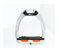 Étriers de sécurité d’équitation Incliné Ultra Grip Blanc/Noir/Orange Flex-On Safe-On Blanc TU