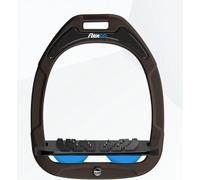 Étriers de sécurité d’équitation Incliné Ultra Grip Marron/Noir/Bleu Flex-On Safe-On Marron TU