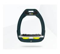 Étriers de sécurité d’équitation Incliné Ultra Grip Vert/Gris/Jaune Flex-On Safe-On Vert TU