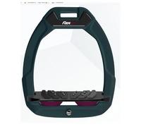 Étriers de sécurité d’équitation Incliné Ultra Grip Vert/Noir/Prune Flex-On Safe-On Vert TU