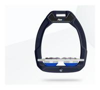 Étriers de sécurité d’équitation Plat Ultra Grip Aluminium/Gris/Bleu Flex-On Safe-On Gris TU