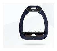 Étriers de sécurité d’équitation Plat Ultra Grip Aluminium/Noir/Marron Flex-On Safe-On Gris TU