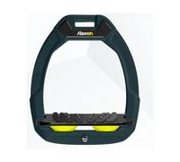 Étriers de sécurité d’équitation Plat Ultra Grip Vert/Noir/Jaune Flex-On Safe-On Vert TU