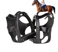 Étriers De Sécurité Pour Équitation,Équipement Équestre Anti-Dérapant - Accessoires d'Équitation pour Cavalier,pour l'Entraînement des Adultes Jeunes Athlètes Pratique Extérieur et Ranch