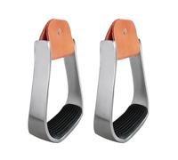 Étriers De Selle,Harnachement en Aluminium avec Amortissement - Étrier de Sécurité pour Cheval,Pour Extérieur Écurie Pâturage Ferme Ranch Travail Entraînement Compétition Randonnée Loisir