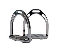 Étriers équitation aluminium Harry's Horse Beugels Noir 12 cm