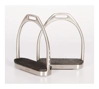 Étriers équitation brossé Harry's Horse Fillis Crystal Argenté 12 cm