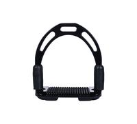 Étriers équitation classique en aluminium HKM Ultra Safety Noir 12 cm