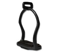 Étriers équitation en aluminium Waldhausen Island Noir 12 cm