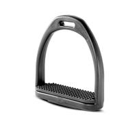 Étriers équitation en polymère profil modèle Compositi Noir 12 cm