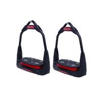 Étriers équitation Freejump Air’s Full Black (plancher 0° œil 30°) Noir TU
