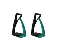 Étriers équitation Freejump Soft’Up Pro + Vert TU