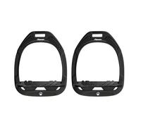 Étriers équitation Green Composite incliné grip Flex-On Noir TU