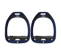 Étriers équitation Green Composite incliné ultra grip Flex-On Bleu TU