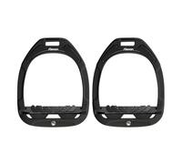 Étriers équitation Green Composite incliné ultra grip Flex-On Noir TU
