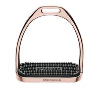 Étriers équitation Sprenger Caoutchouc Doré 12 cm