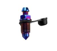 Étriers Pompe À Huile Frein M8 M10 1.25 1.0, Vis Purge D'échappement, Écrou Boulon Pour Cyclomoteur Et Scooter Avec Capuchon Anti-poussière En Caoutchouc(M10x1.0mm 1 piece B)