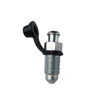 Étriers Pompe À Huile Frein M8 M10 1.25 1.0, Vis Purge D'échappement, Écrou Boulon Pour Cyclomoteur Et Scooter Avec Capuchon Anti-poussière En Caoutchouc(M10x1.25mm 1 piece S)