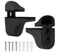Étriers pour Étagères en Verre - Lot De 2 Fixations Adjustables Pour Étagère Vitrée,Support Réglable Pour Espace de Travail Salle de Bain Séjour Maison Cuisine Dressing Chambre Mur | Chambre