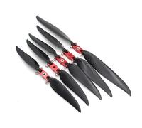 EtriiQURV 1 Ensemble d'hélice Pliable Spark-Hobby et Adaptateur de Pince à pagaie Rouge 5 mm 6 mm Ouverture 1060 1160 RC Avion à voilure Fixe Bricolage(10x6 and Red Clip)