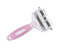 Étrille Chien Anti-Undercoat | Outil Démêlant Poils Chat - Râteau Multifonction Antidérapant pour Massage et Toilettage à la Maison et en Voyage Animaux