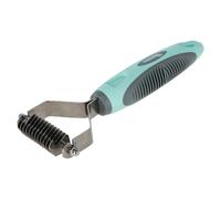 Kerbl Pet Étrille de démêlage turquoise/gris, 12 lames, 18cm