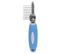 Étrille Démêlante pour Chiens,Accessoire de Toilettage en Métal pour Animal,Outil De Brosse À Perte Pour Enlever Les Poils De Chien - Pour Chiots et Chats de Toutes Tailles Usage Intérieur Extérieur e