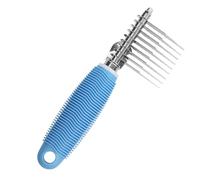 Étrille Démêlante pour Chiens - Élimine Les Poils En Douceur,Outil de Toilettage Démêlant pour Chat,Pour Chiots et Chats de Toutes Tailles Usage Intérieur Extérieur et Voyage