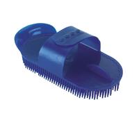 Étrille en plastique dragonne réglable Kerbl Bleu 17,5x8,5 cm
