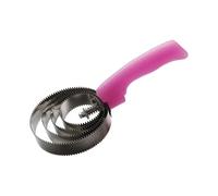 Étrille fluo pailleté métallique rond Hippotonic Rose TU