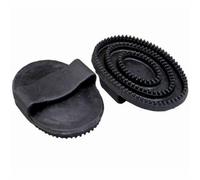 Étrille gaufre caoutchouc passant caoutcouc Tattini Noir TU