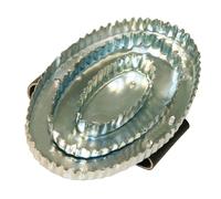 Étrille Kerbl zinguée Gris 16 cm