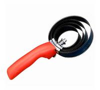 Étrille métallique ronde à manche américaine Tattini Rouge TU