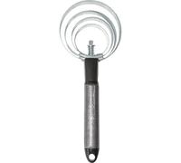 Etrille Métallique Ronde Hippotonic "Glossy" - Couleur : Coloris Argenté/Noir