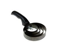 Étrille métallique ronde pour cheval Horze Noir TU