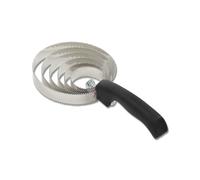 Étrille métallique ronde Waldhausen Noir TU