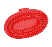 Étrille ovale enfant Kerbl Rouge TU