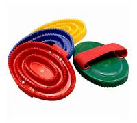 Étrille plastique dur passant toile Tattini Bleu TU