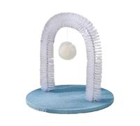 Étrille pour Chats Griffoir de Toilettage en Arc avec Brosse à Massage