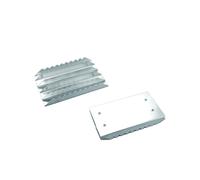 Étrille pour cheval à curry en aluminium Umbria Equitazione Argenté TU