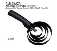 Étrille pour cheval à spirale Zaldi 24224 Noir 23 cm
