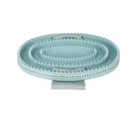 Étrille pour cheval en caoutchou diamant HORKA U.E. (x5) Bleu TU