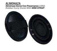 Étrille pour cheval en Caoutchouc Zaldi Lona 24412 Noir 16x11 cm