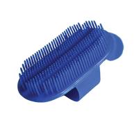 Étrille pour cheval en plastique Roma Sarvis Bleu L